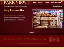 Tablet Screenshot of park-view-bridlington.co.uk